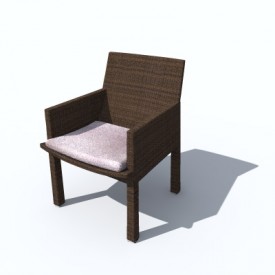 DEDON spa armchair 3D Object | FREE Artlantis Objects Download